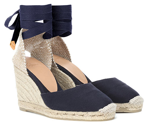 Carina canvas wedge espadrilles, Castañer